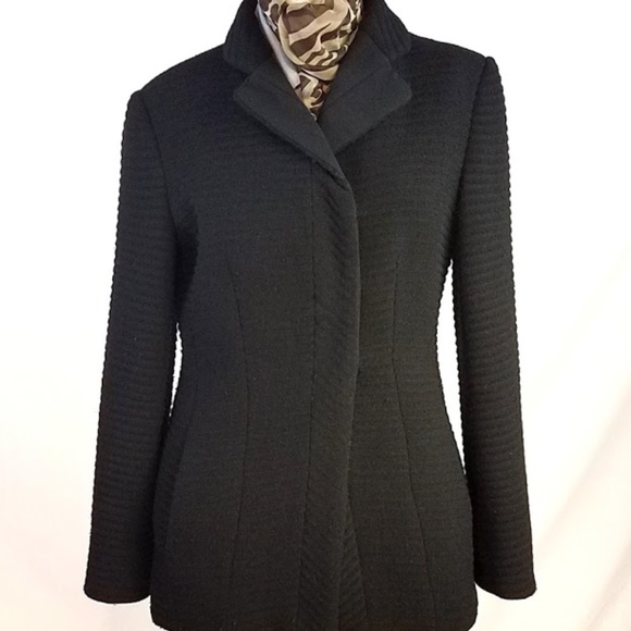 Armani Collezioni Jackets & Blazers - Armani Collezioni Cotton Ribbed Blazer Jacket Sz:4